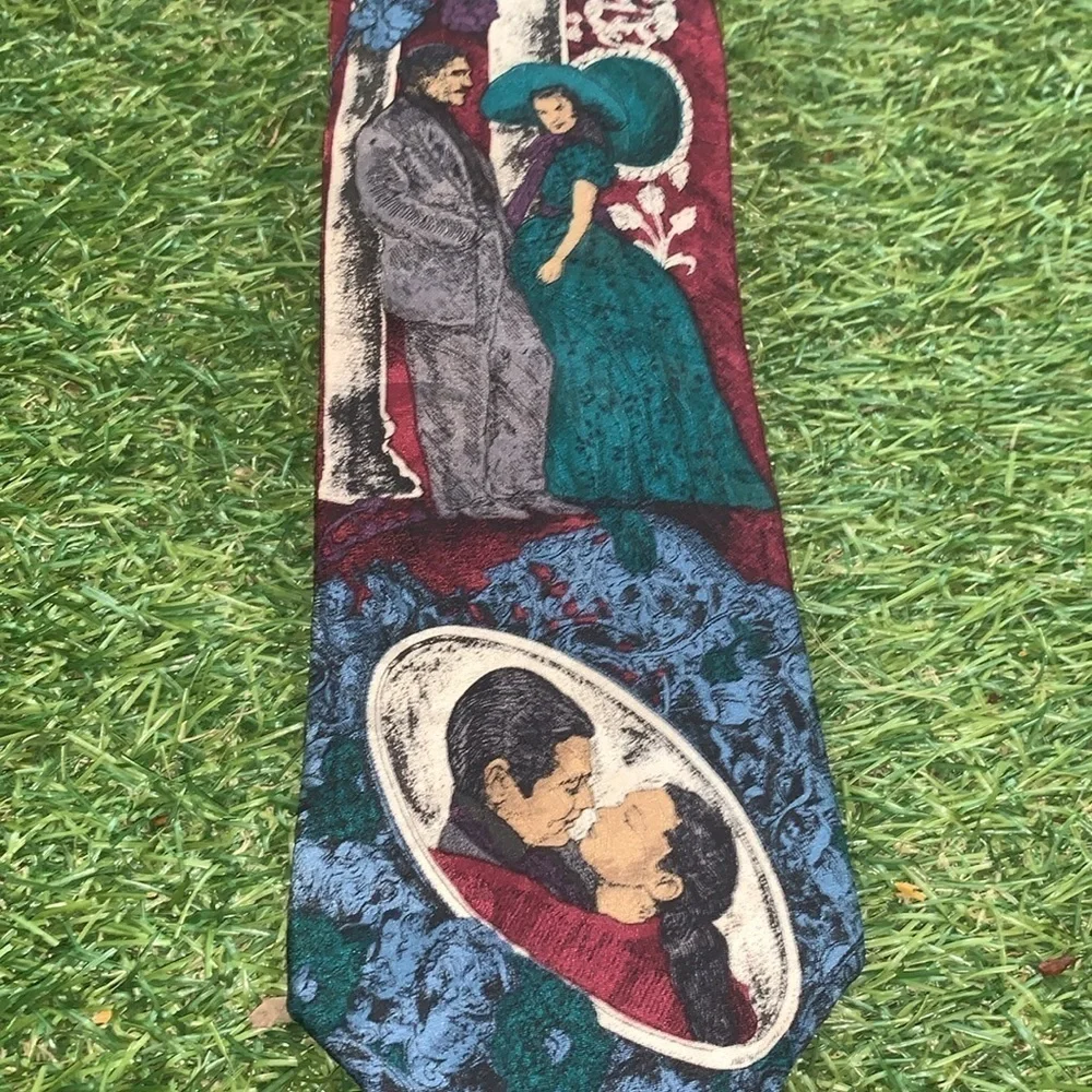 Vintage 1992 Gone With The Wind Men’s Necktie Tie Excellent Condition